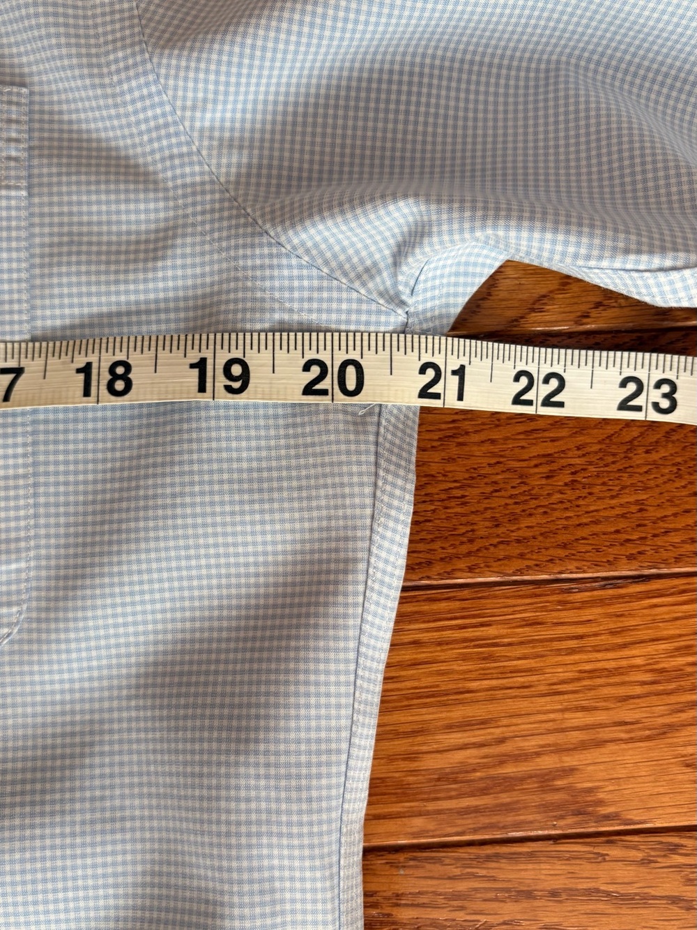 Jos. A. Bank Traveler Men's Dress Shirt with Chest Pocket in Grey and White - Picture 8 of 10